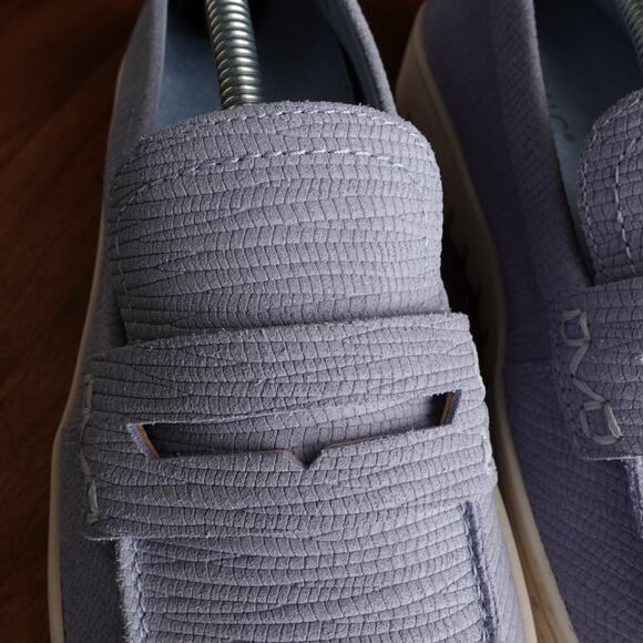 Vionic Loafers Womens SZ 9 Blue Uptown Penny Slip On Suede Comfort Casual Shoes - Picture 6 of 13